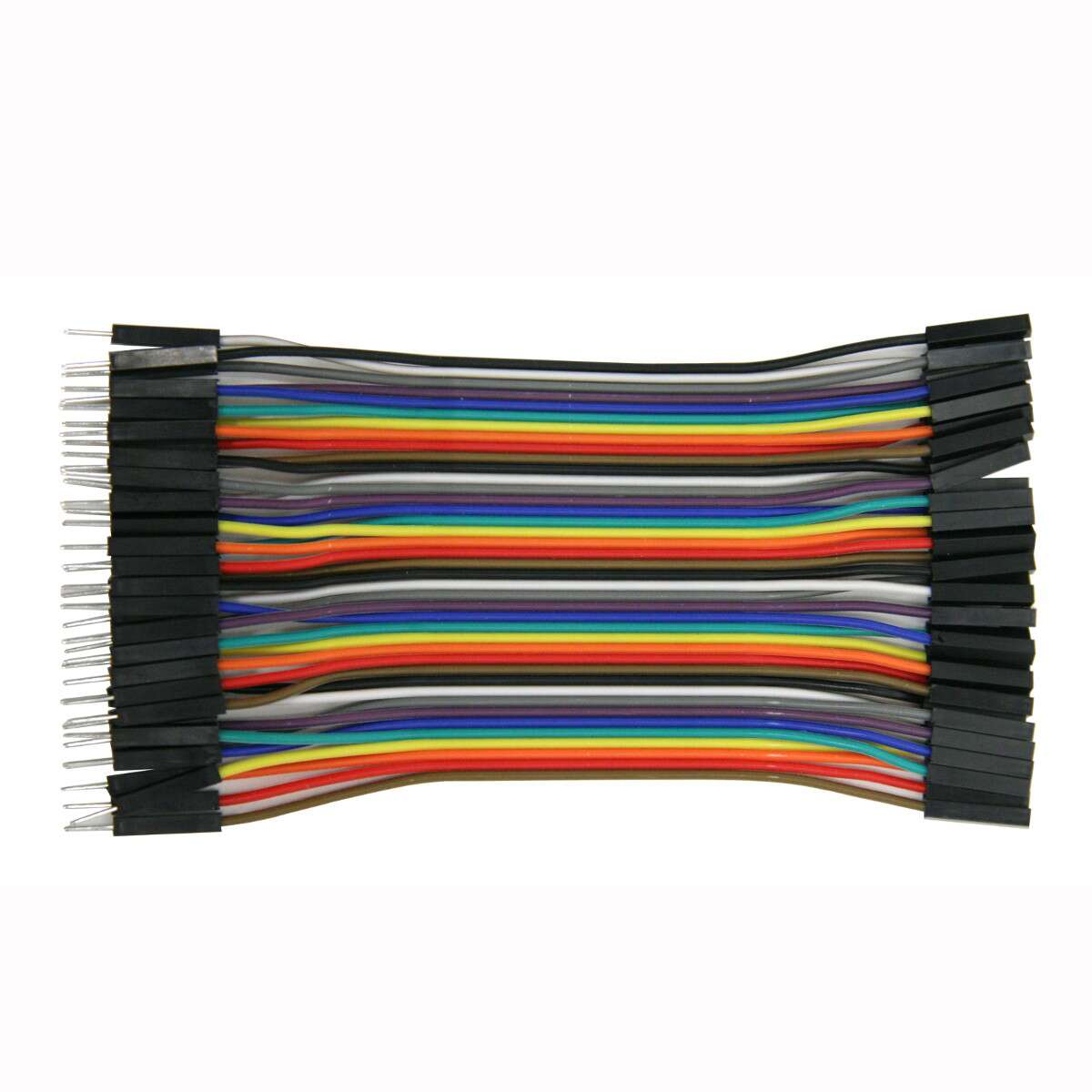 أسلاك توصيل 10 سم (دبابيس من أنثى إلى ذكر)